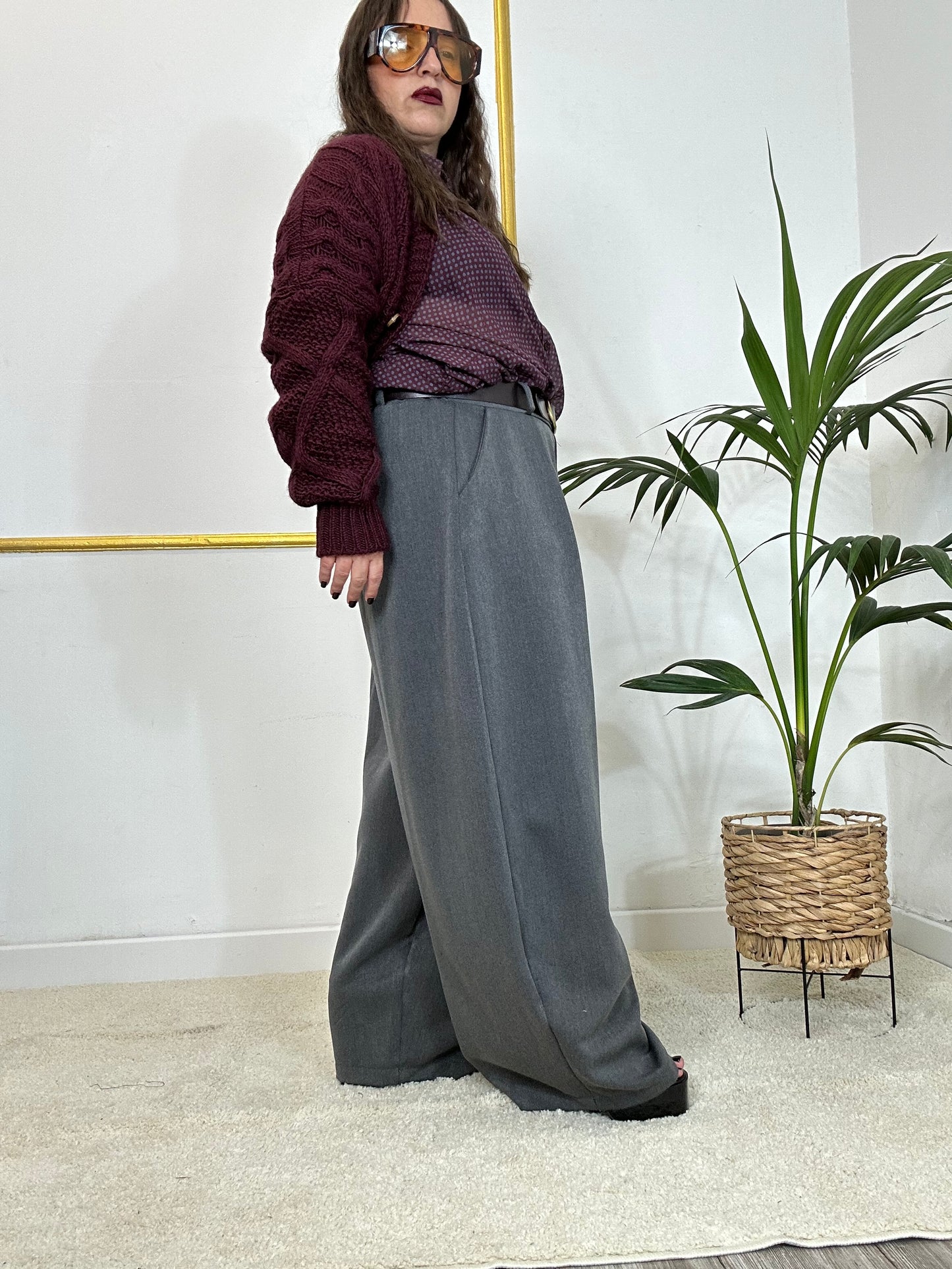 PANTALONE NASTI GRIGIO