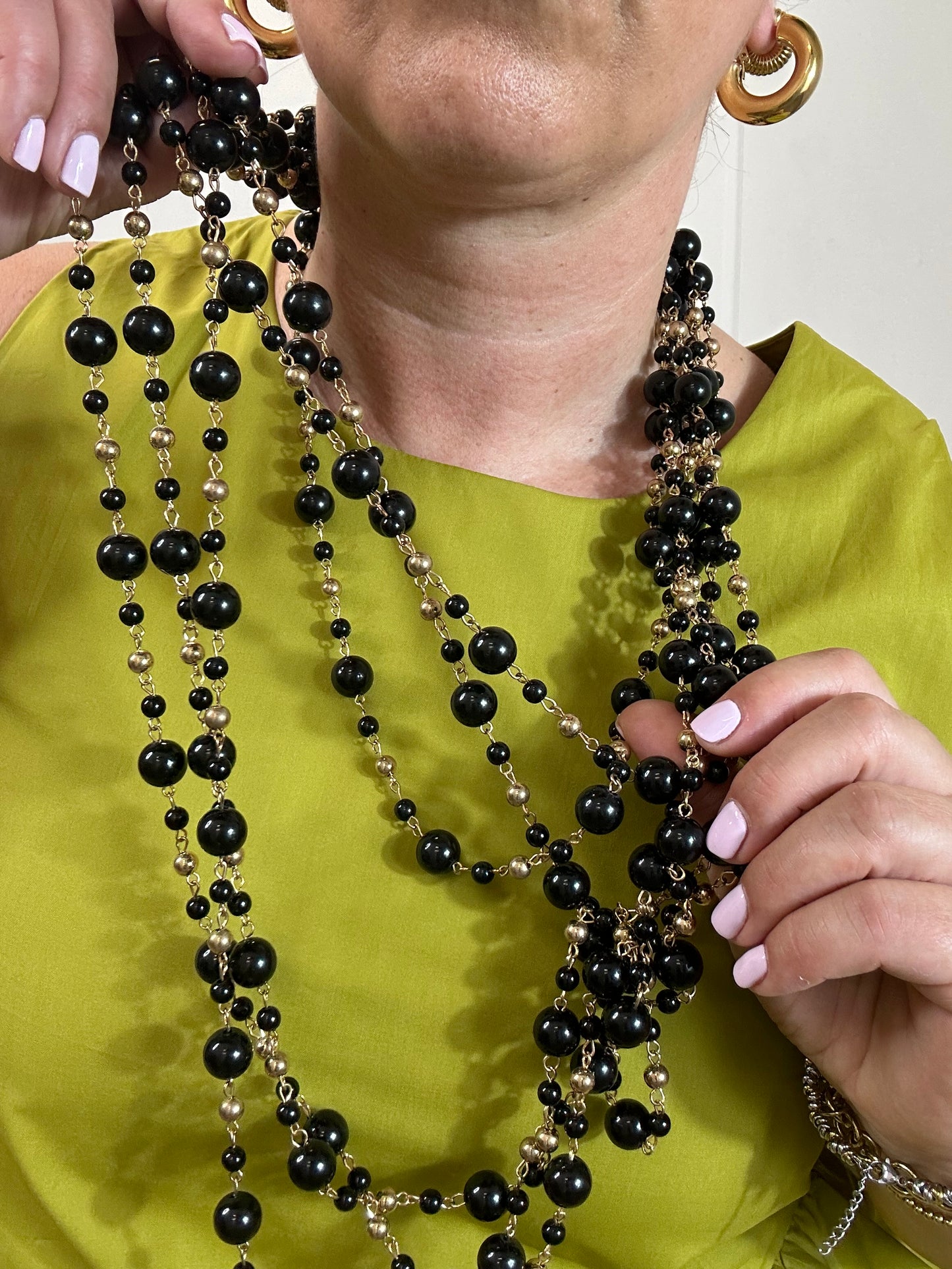 Collana di Perle Nera