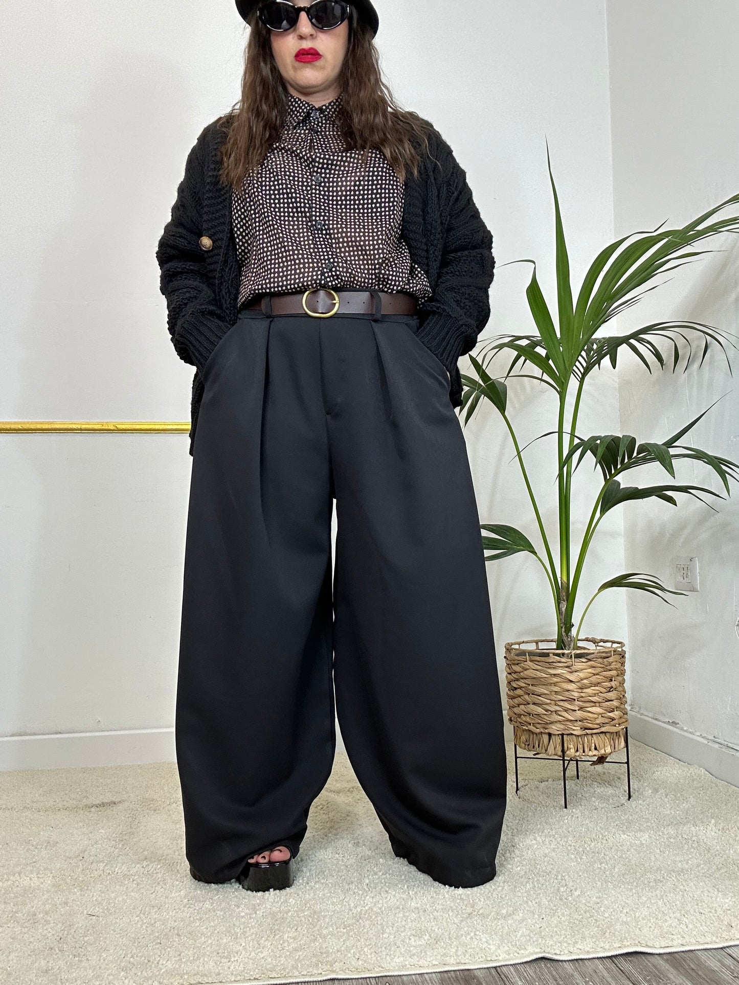 PANTALONE NASTI NERO
