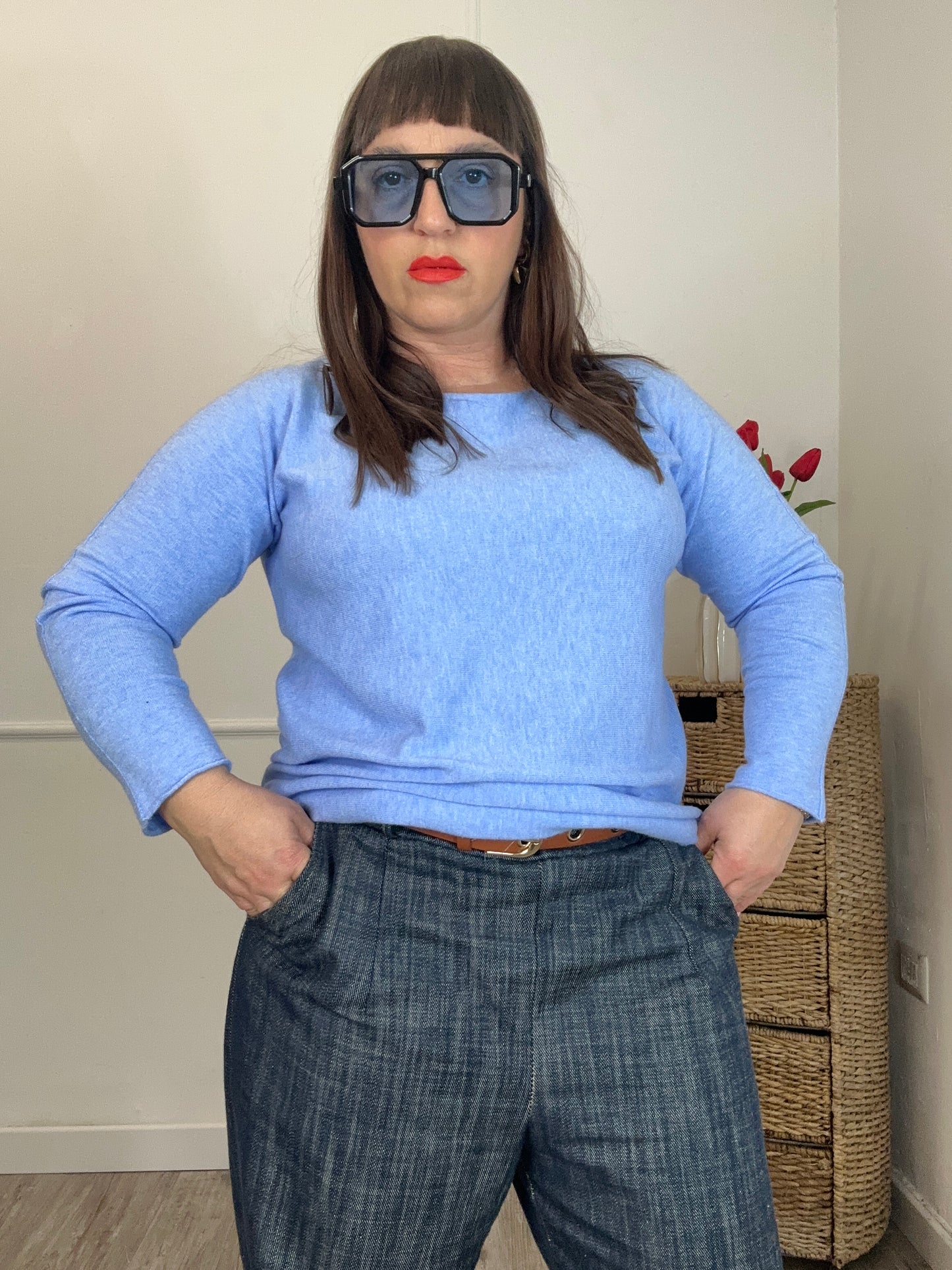 Maglia celeste Luana