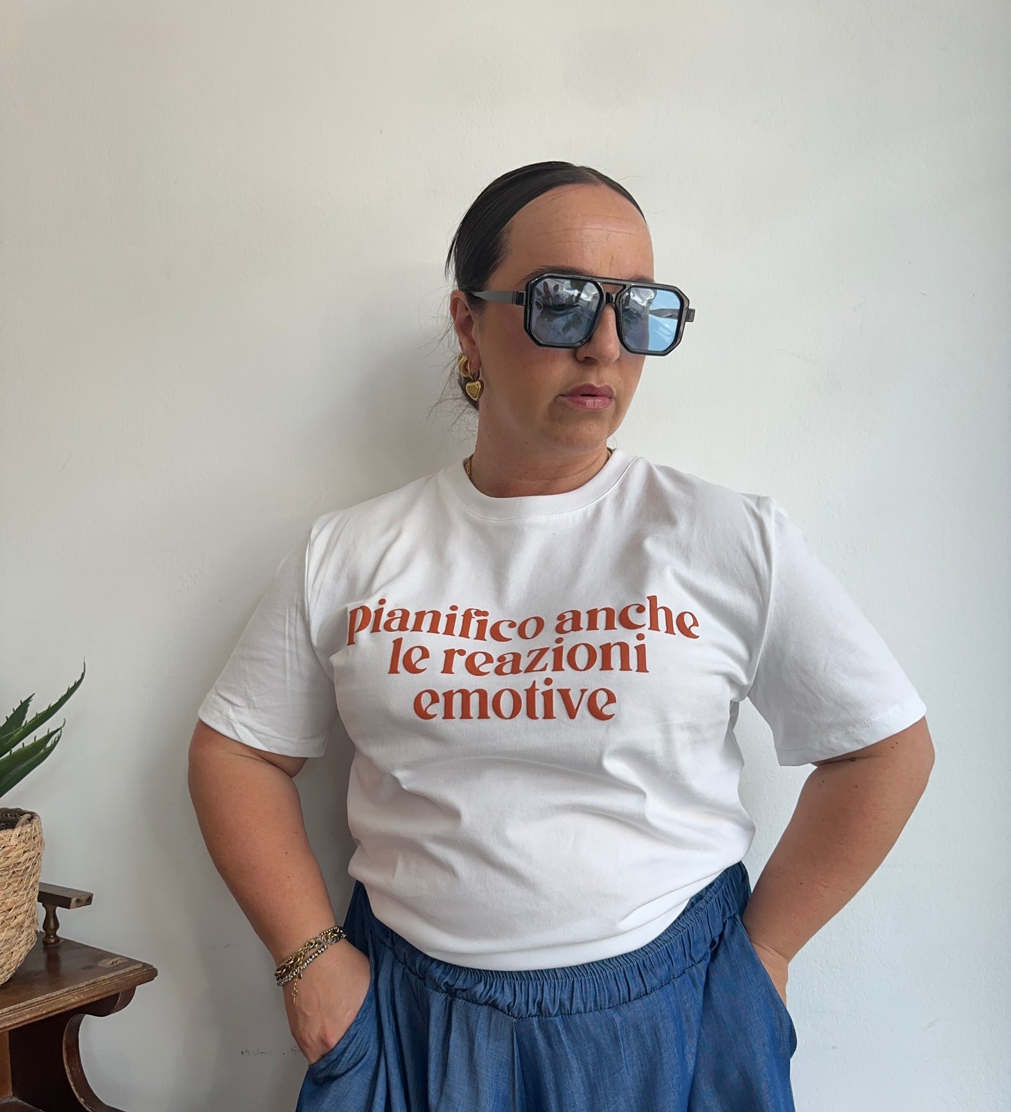 T-Shirt Lumina “ Pianifico anche le reazioni emotive “