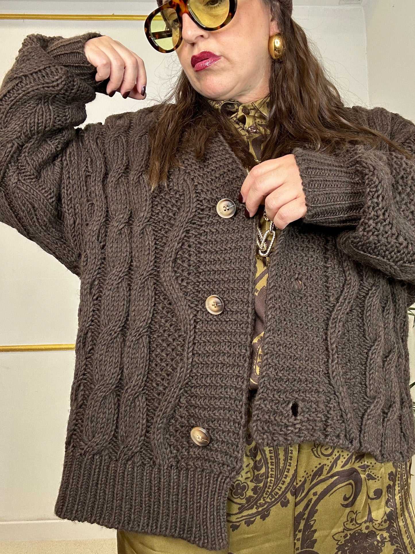 CARDIGAN GIORGIA MOKA