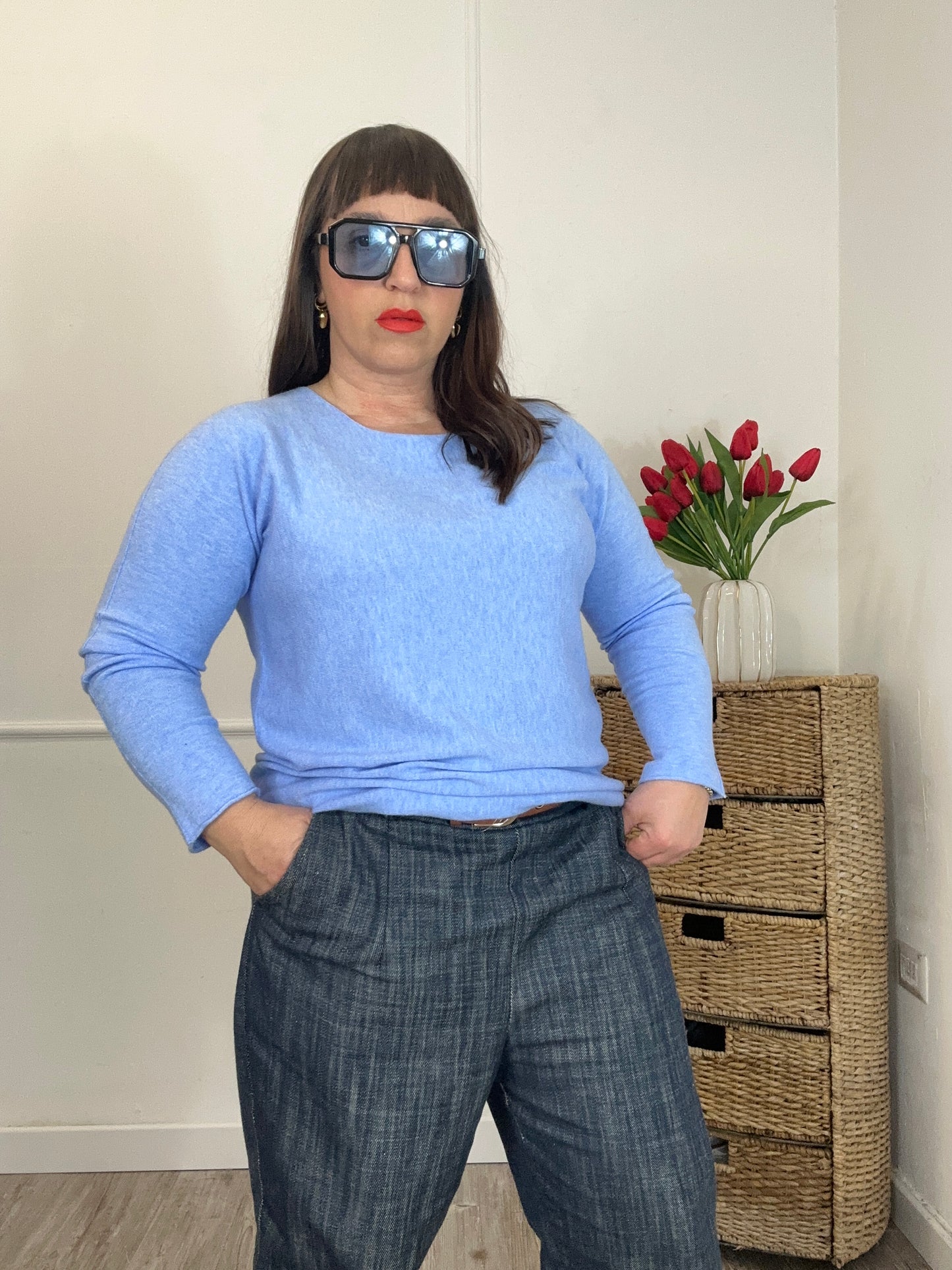 Maglia celeste Luana