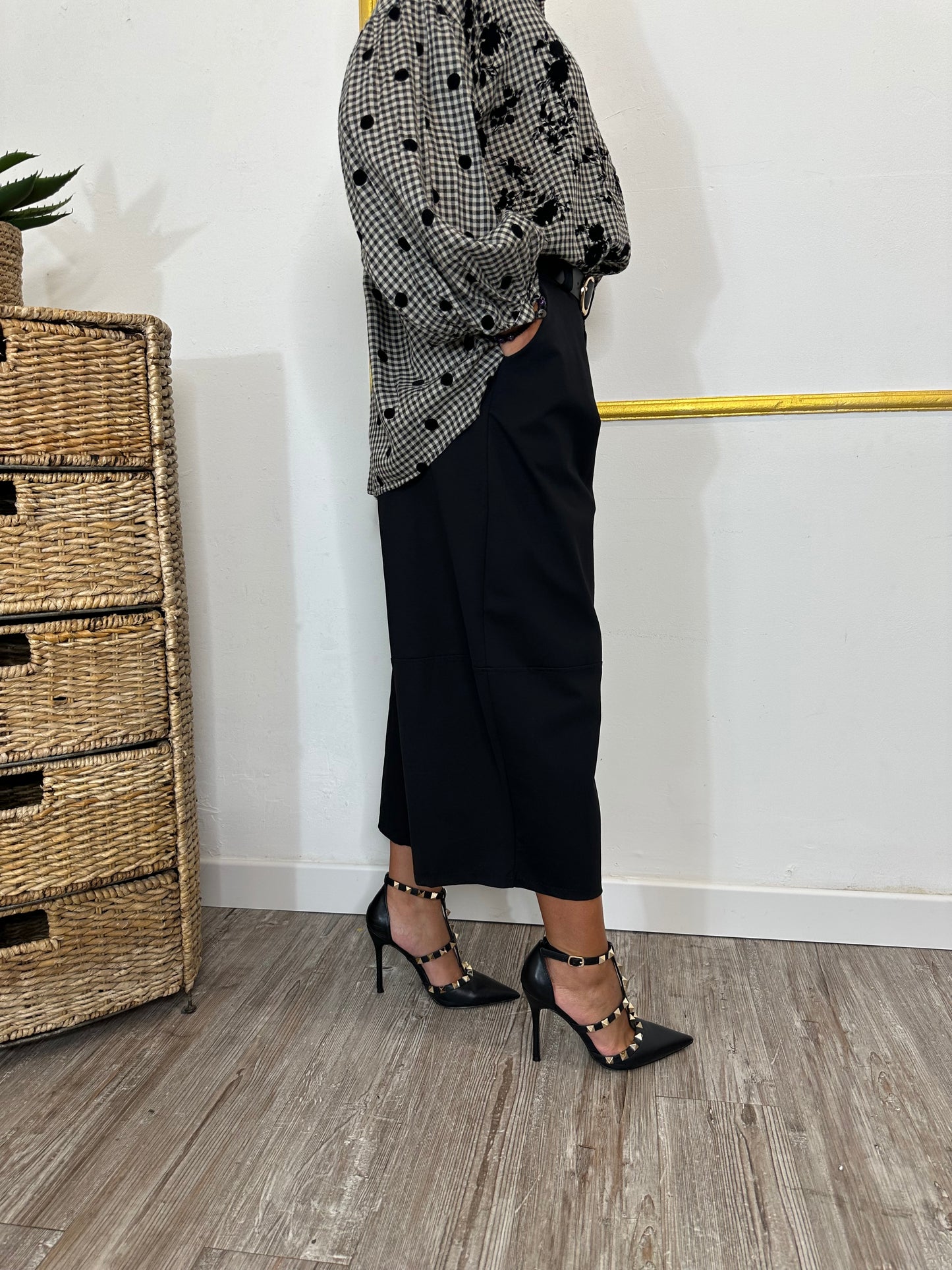 PANTA BENEDETTA NERO