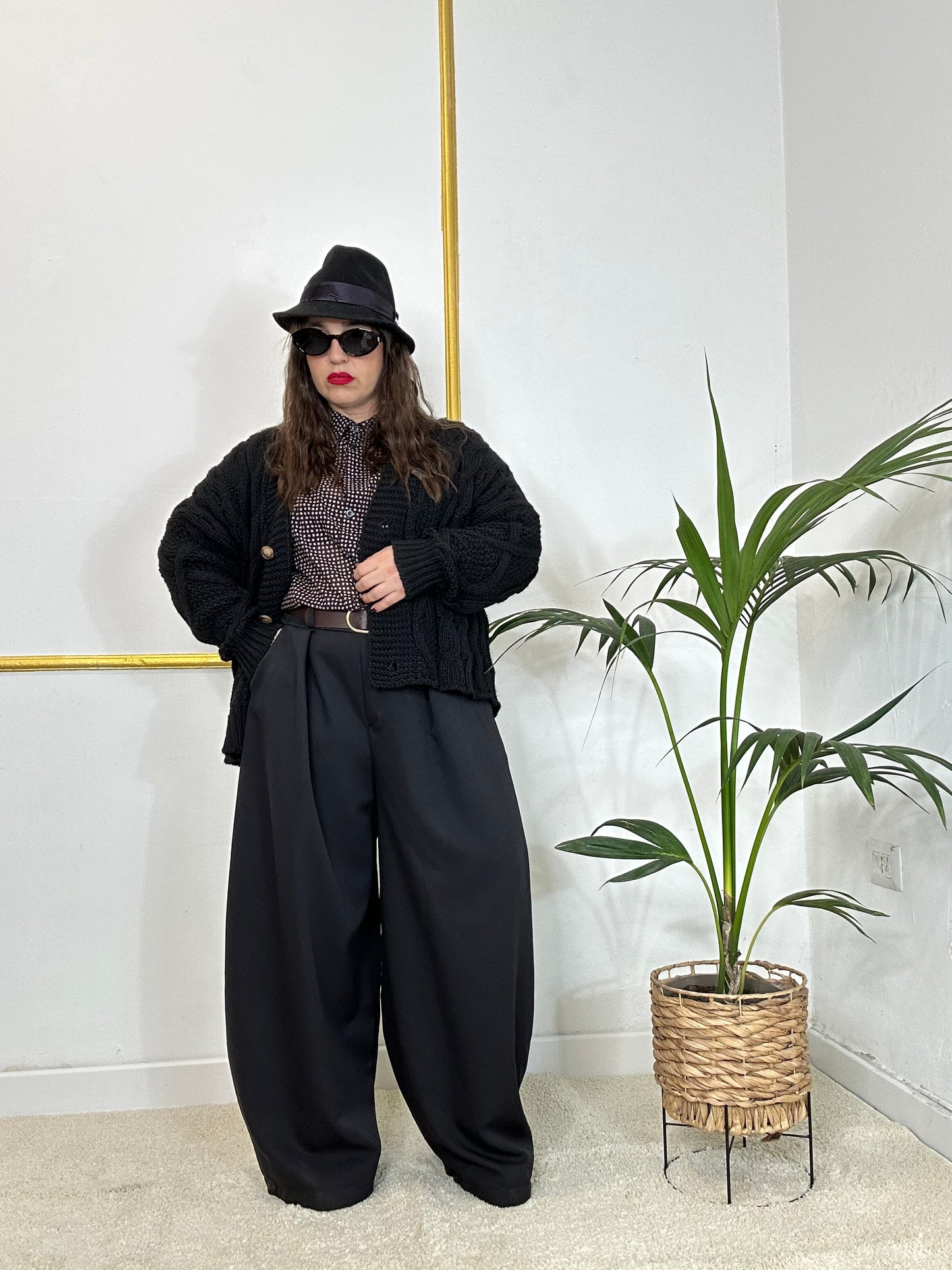 PANTALONE NASTI NERO