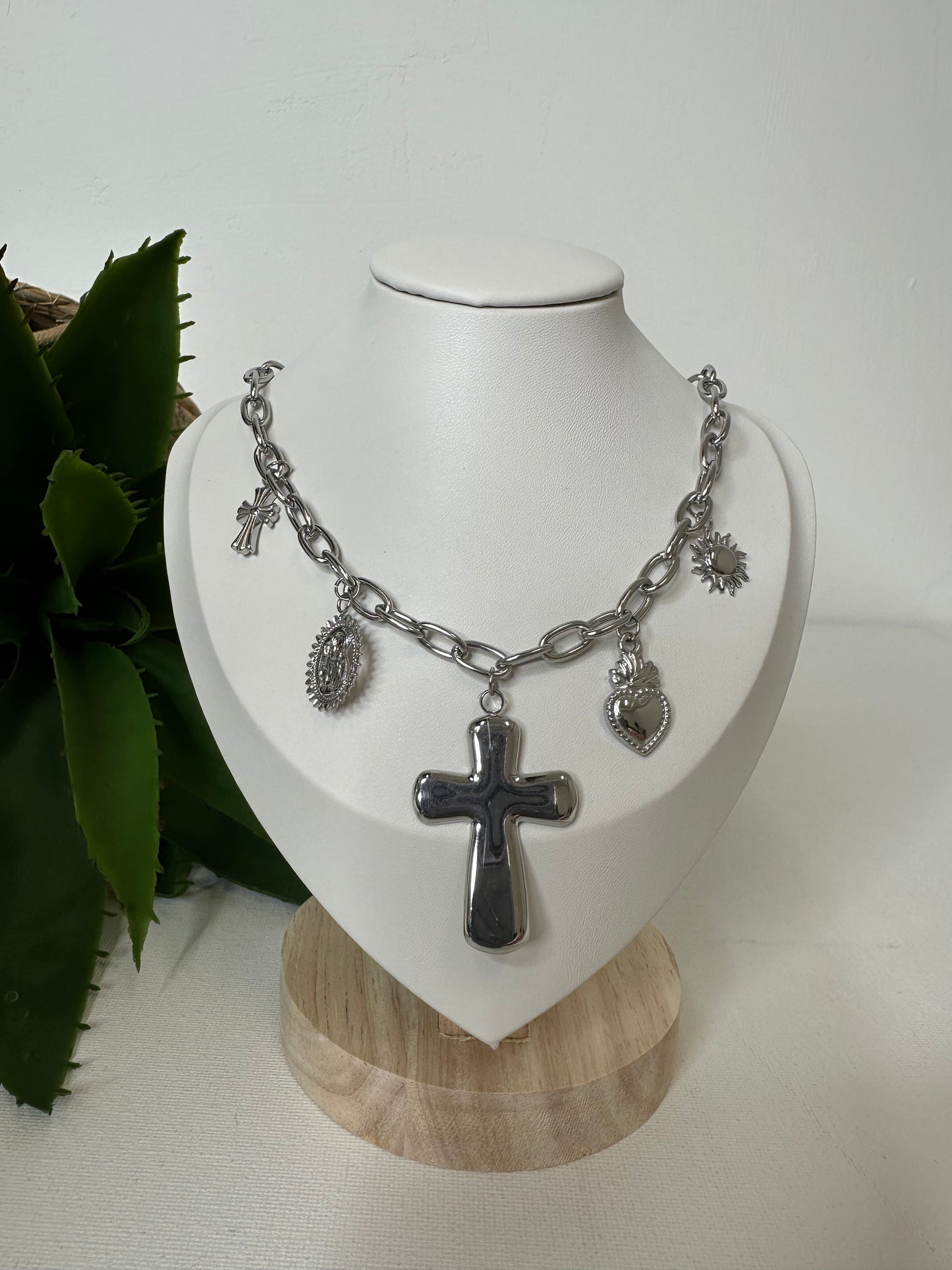 Collana Charms Croce