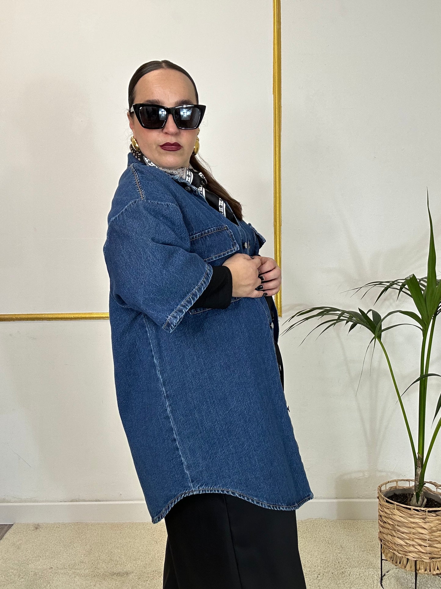 Camicia di Jeans manica corta