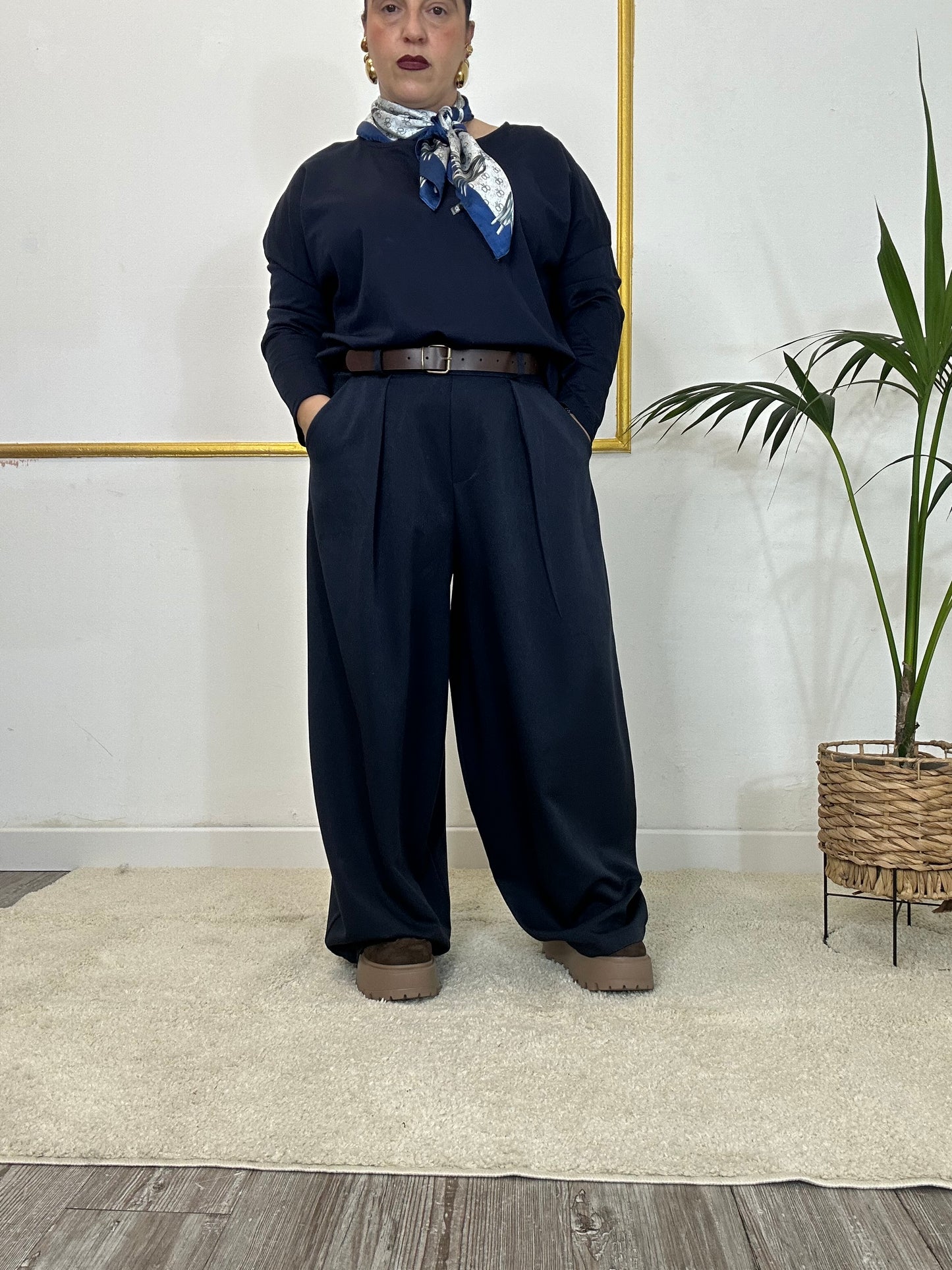 PANTALONE NASTI BLÙ