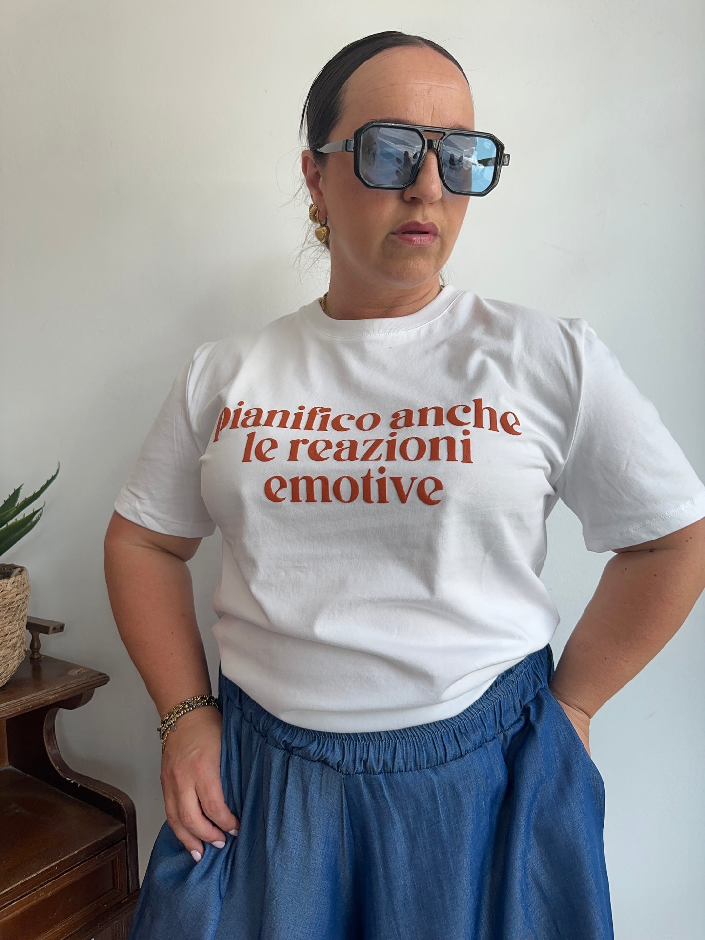 T-Shirt Lumina “ Pianifico anche le reazioni emotive “