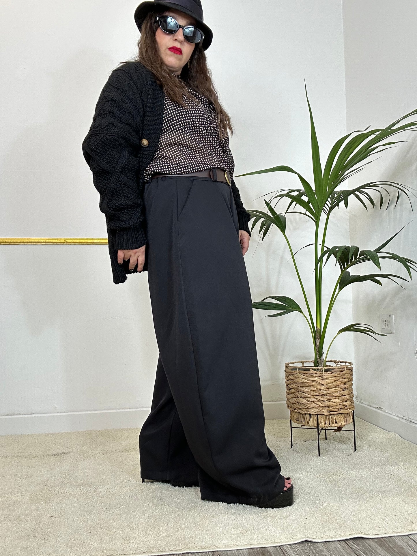 PANTALONE NASTI NERO