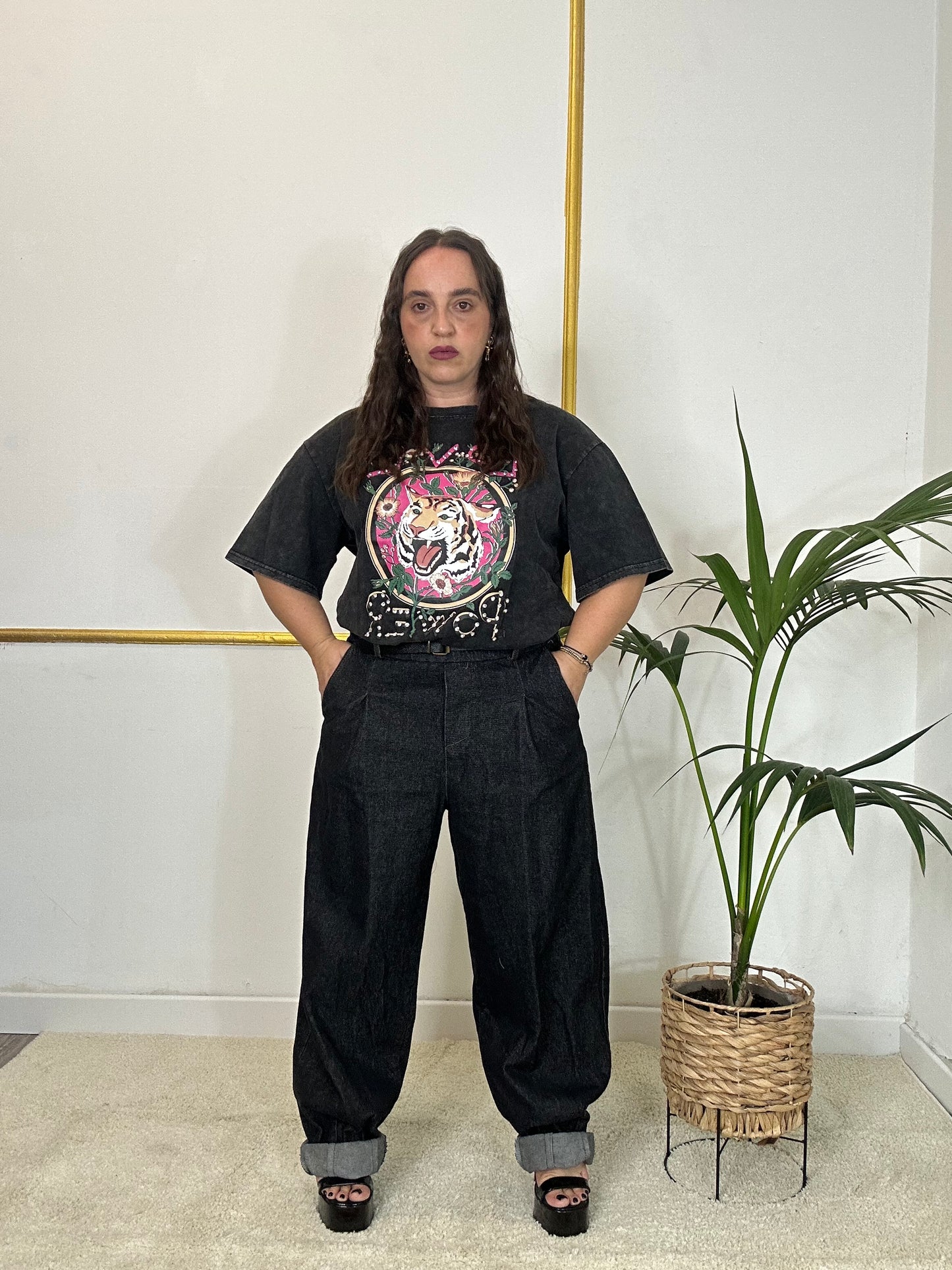 JEANS GRIGIO SCURO
