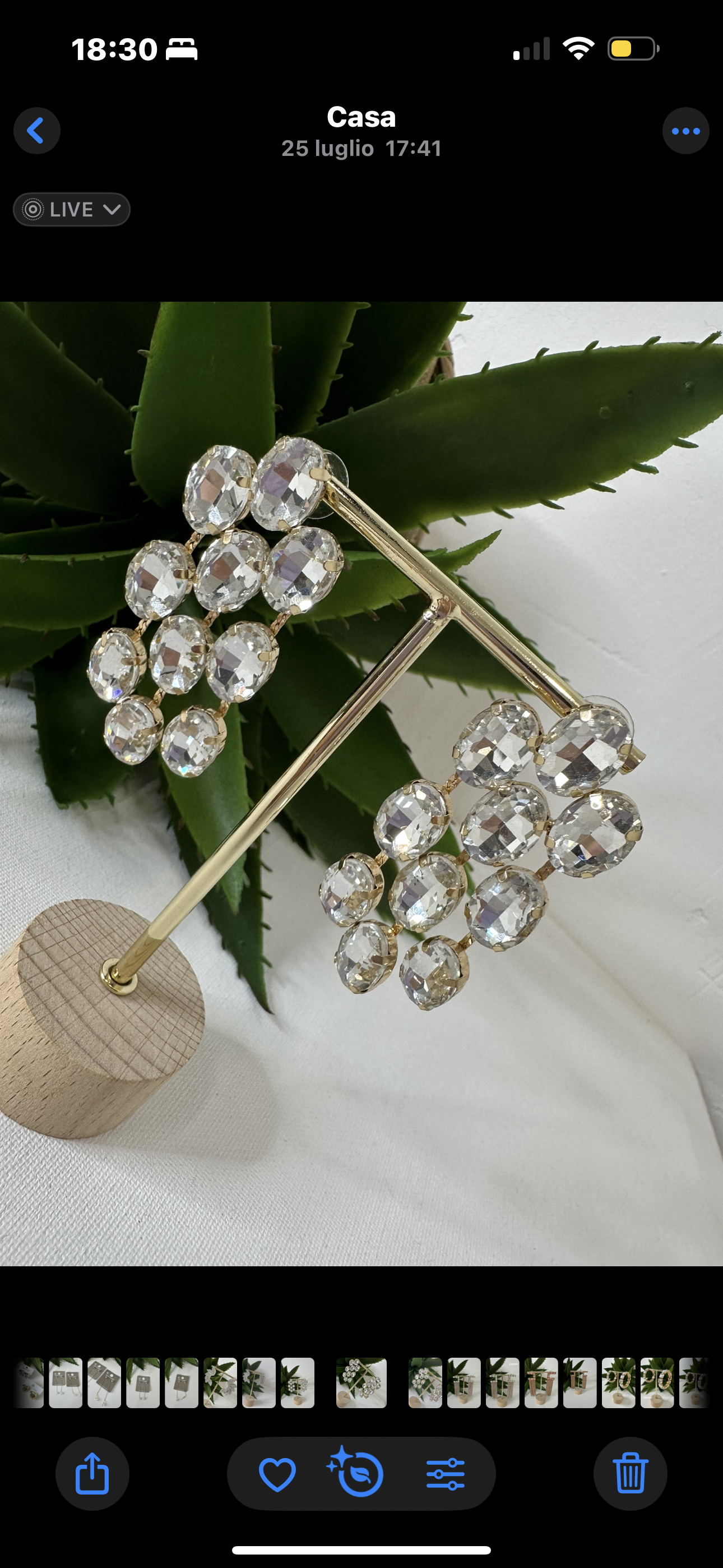 ORECCHINI DI STRASS