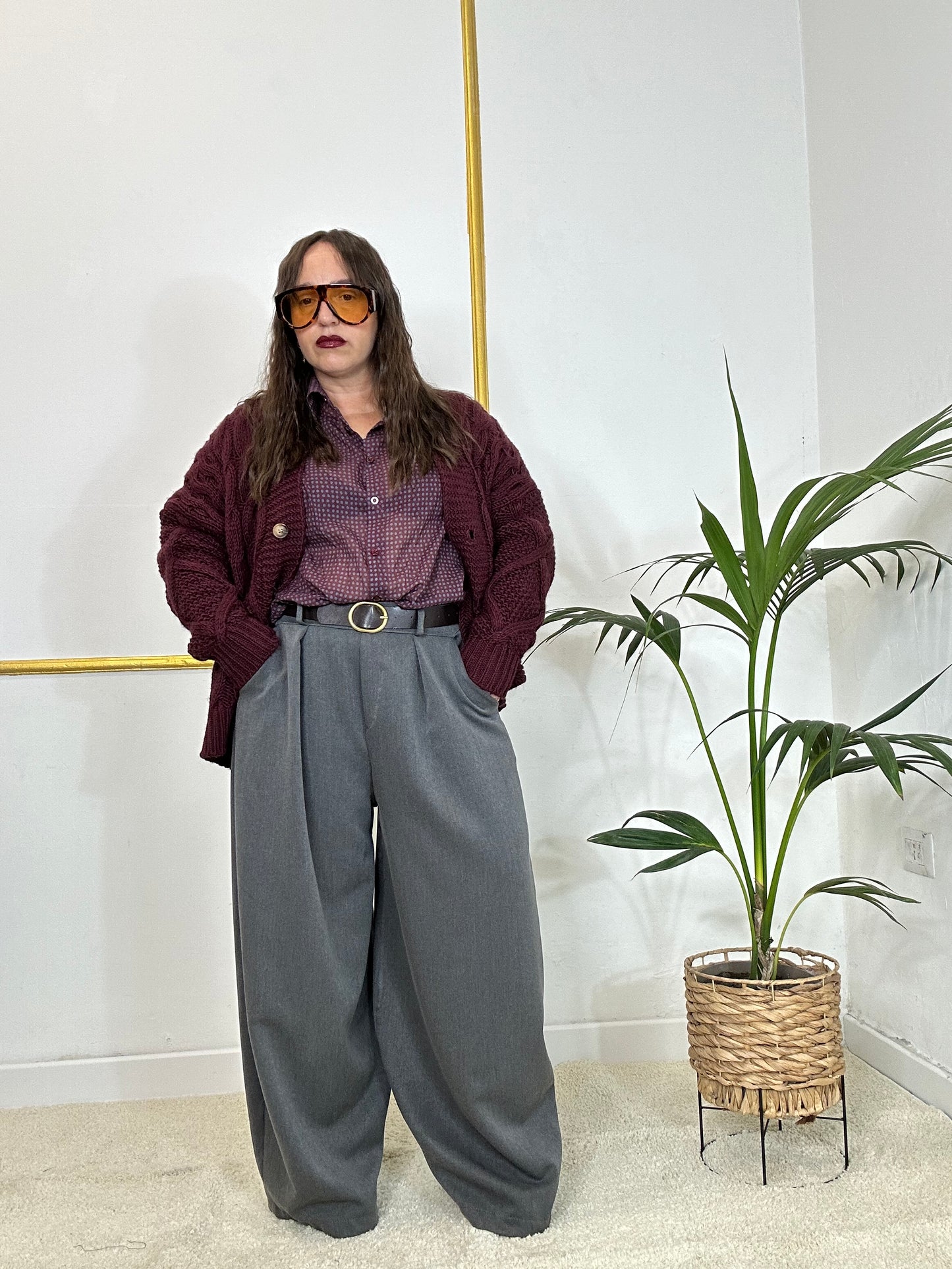 PANTALONE NASTI GRIGIO