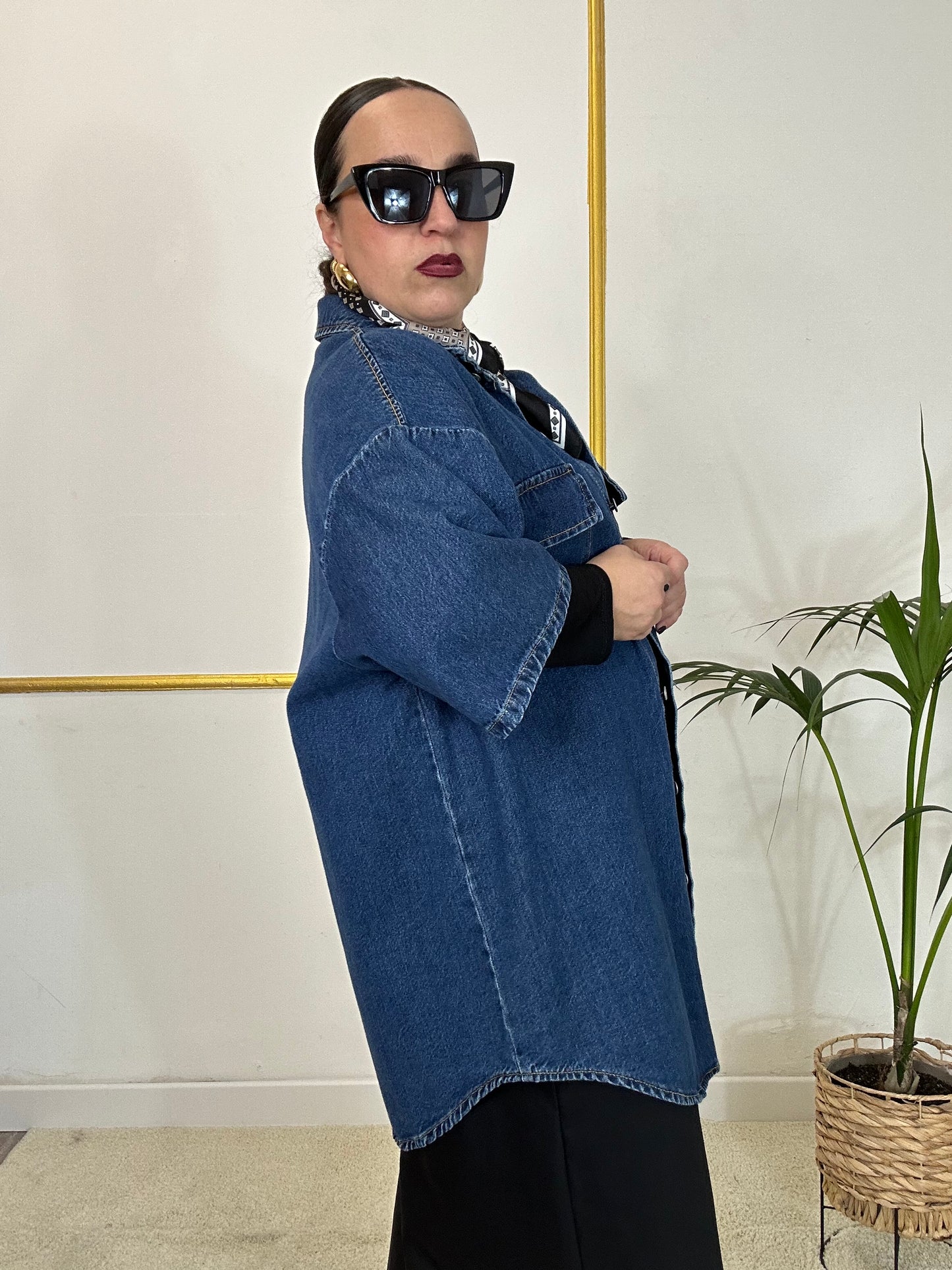 Camicia di Jeans manica corta