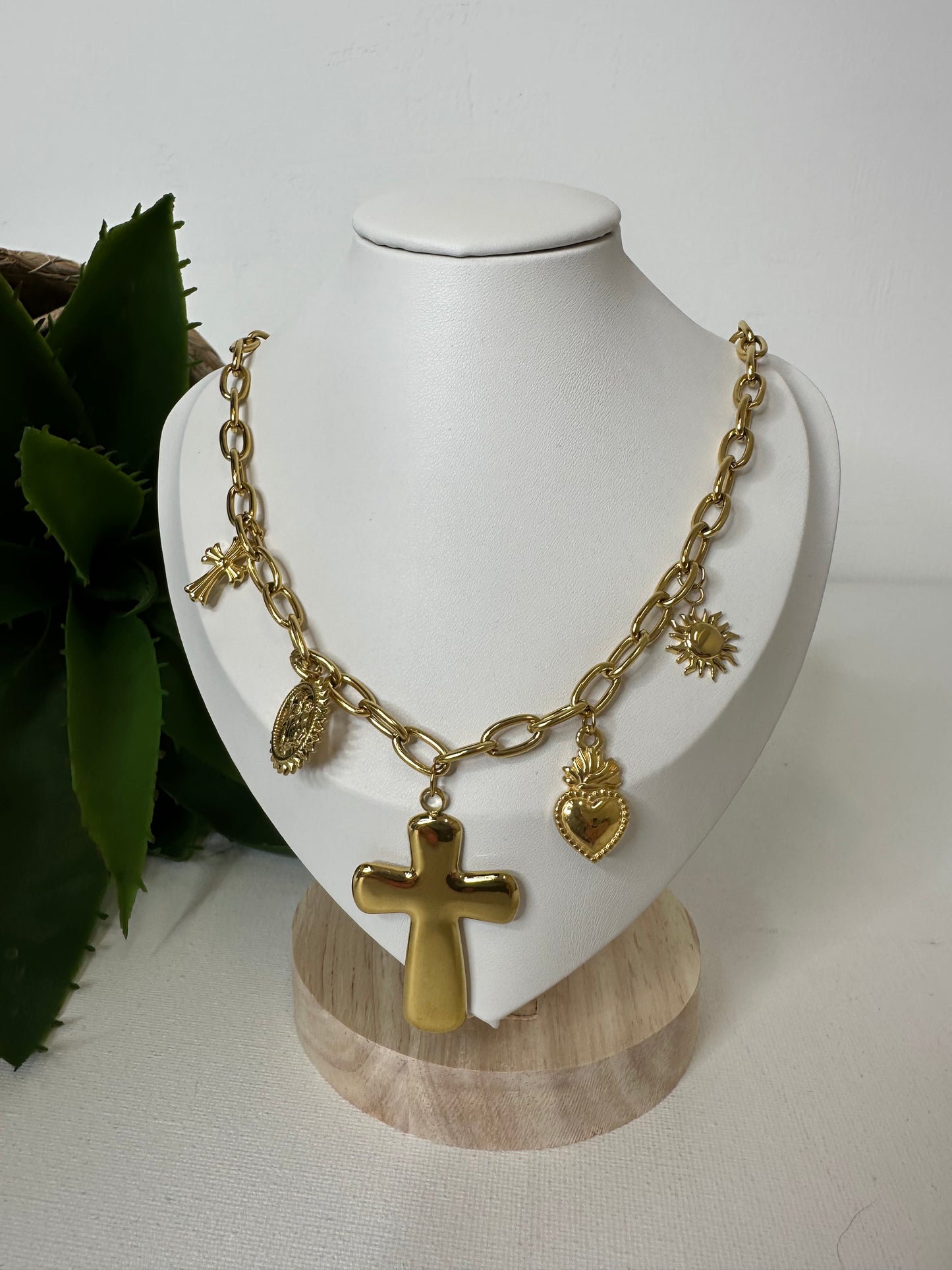 Collana Charms Croce