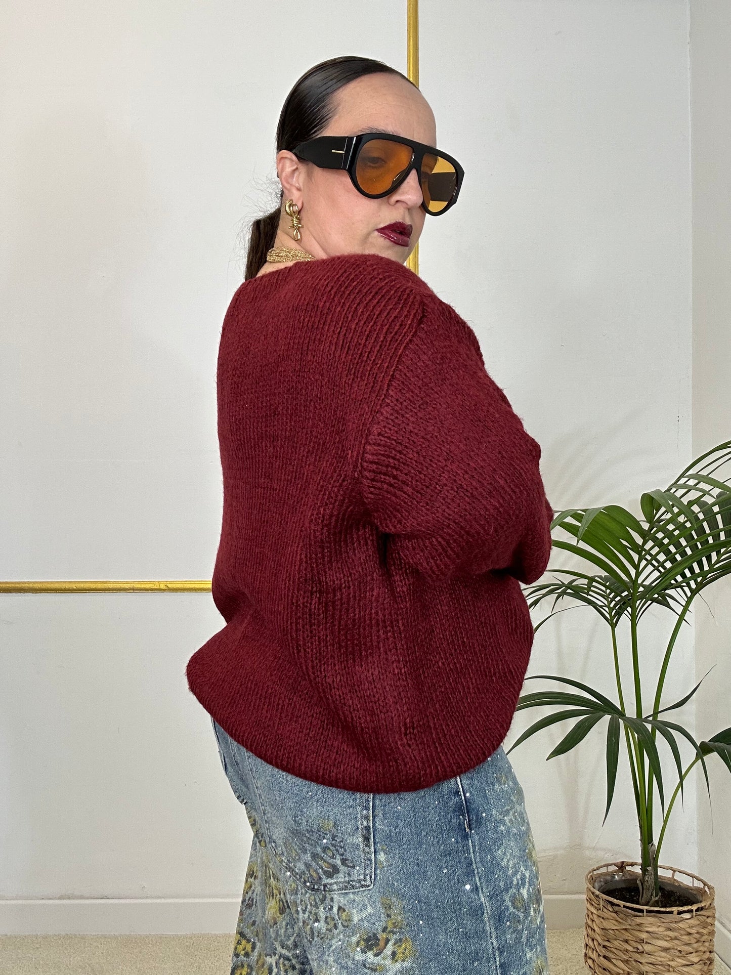 MAGLIA BASICA A V BORDEOUX