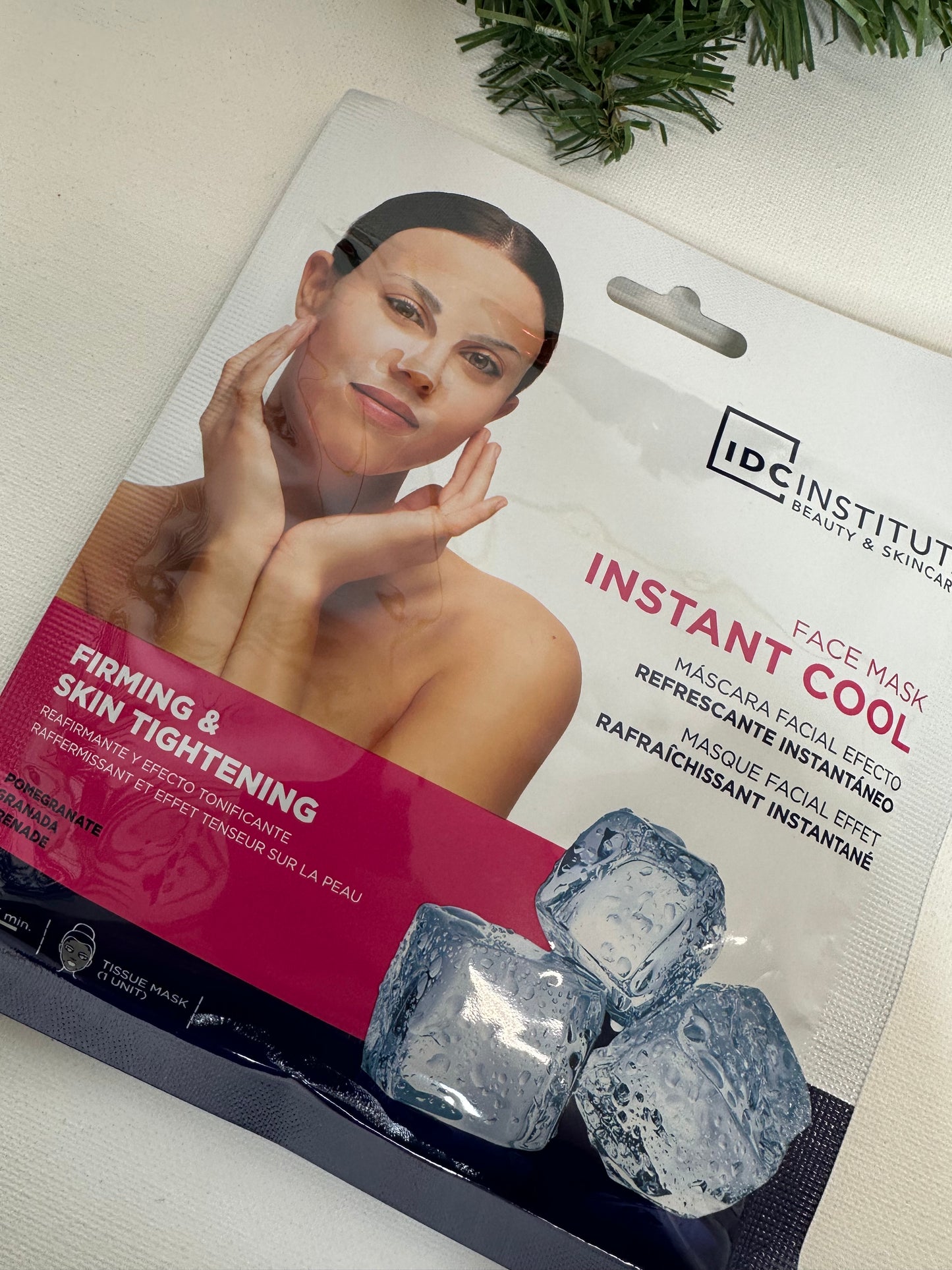 IDC Institute – Face Mask Instant Cool Maschera Idratante Effetto Freddo (30g)