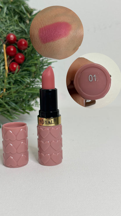 Set Rossetti Miss Royal – 6 tonalità nude • Lunga Tenuta 24H