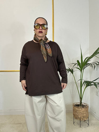 MAGLIA BASICA CON FOULARD
