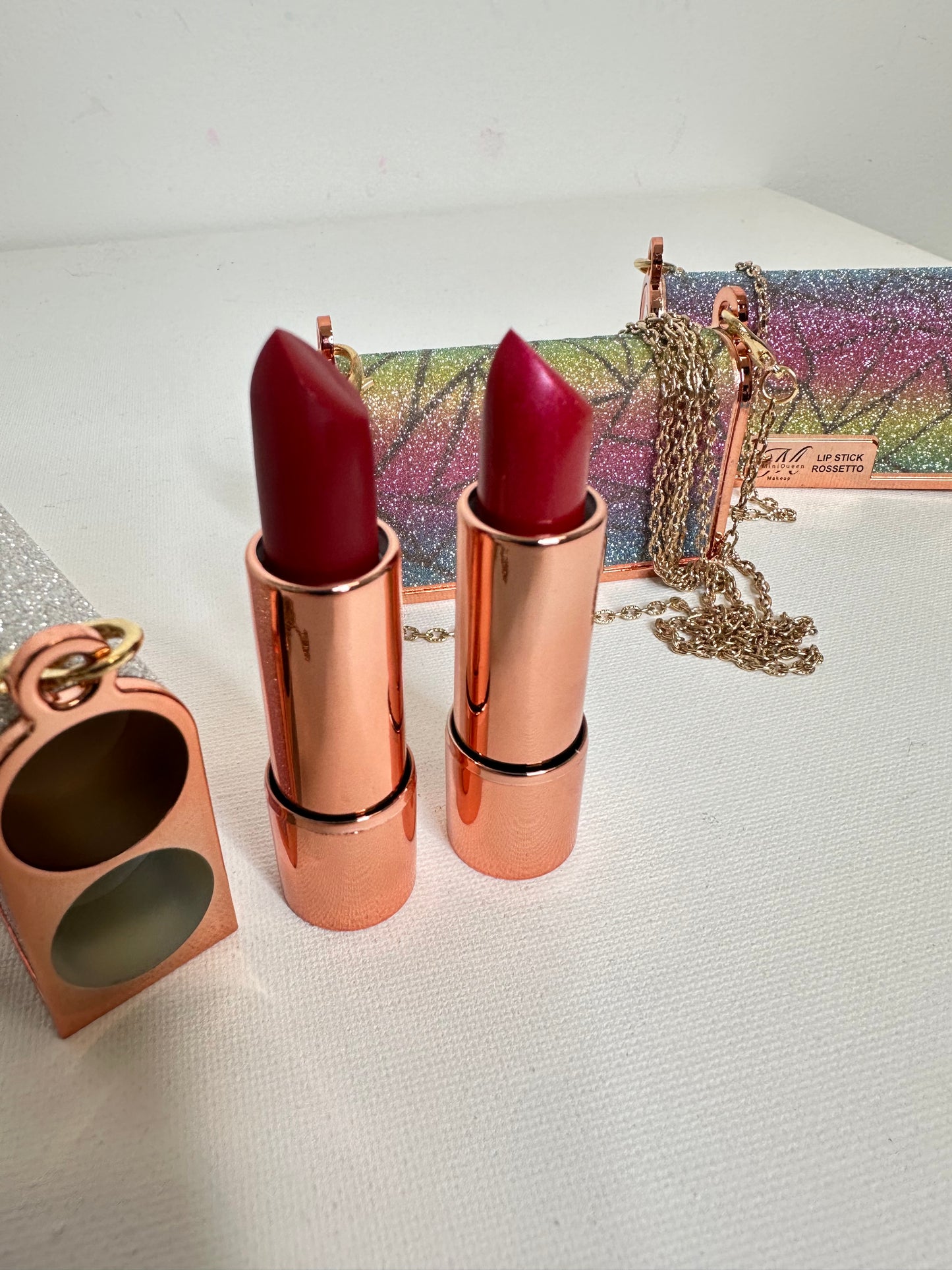 Mini Borsetta Glitter con 2 Rossetti – Edizione Gift