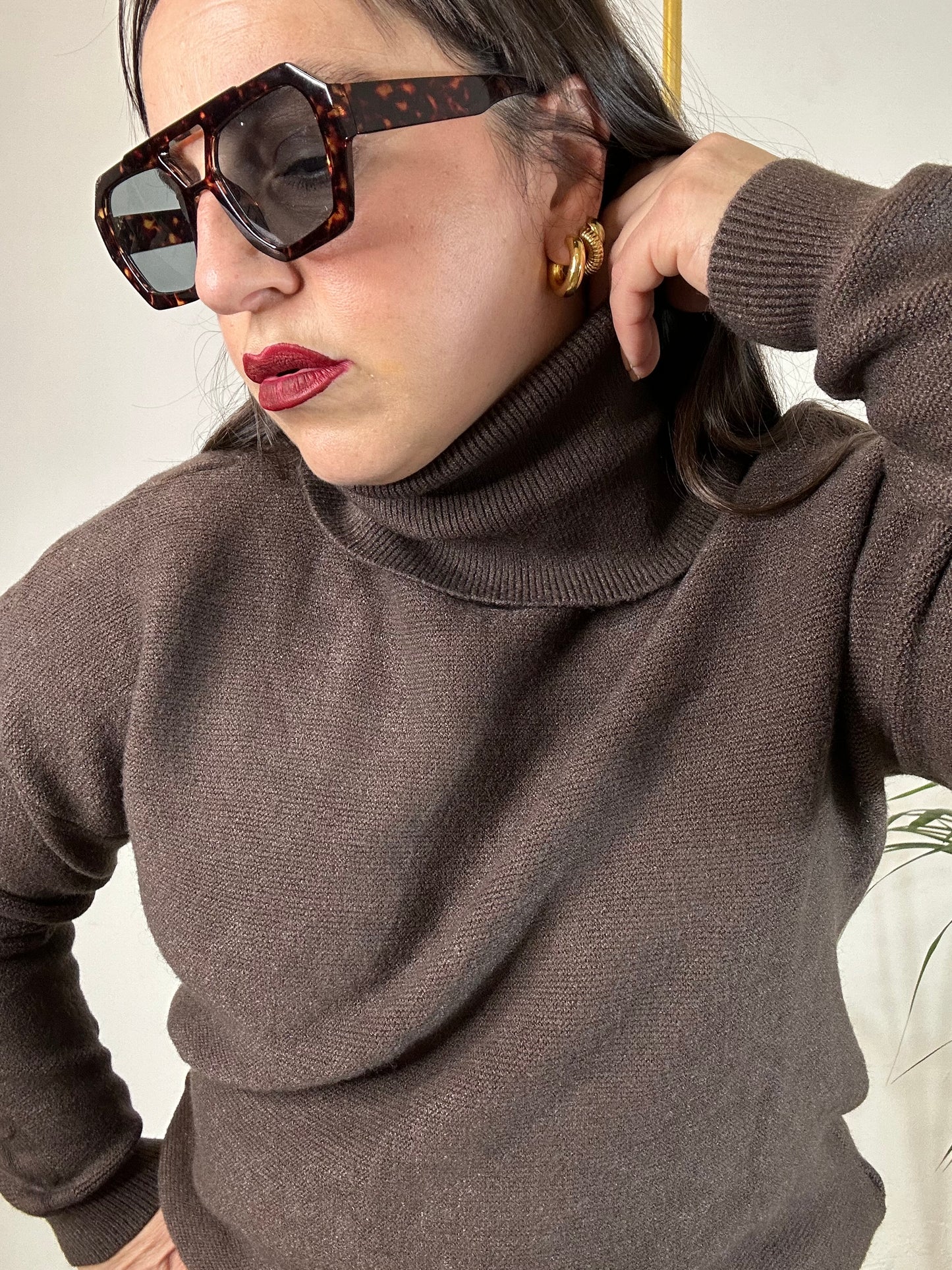 MAGLIA BASICA COLLO ALTO LAURA