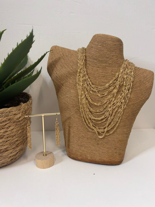 Set collana+orecchini