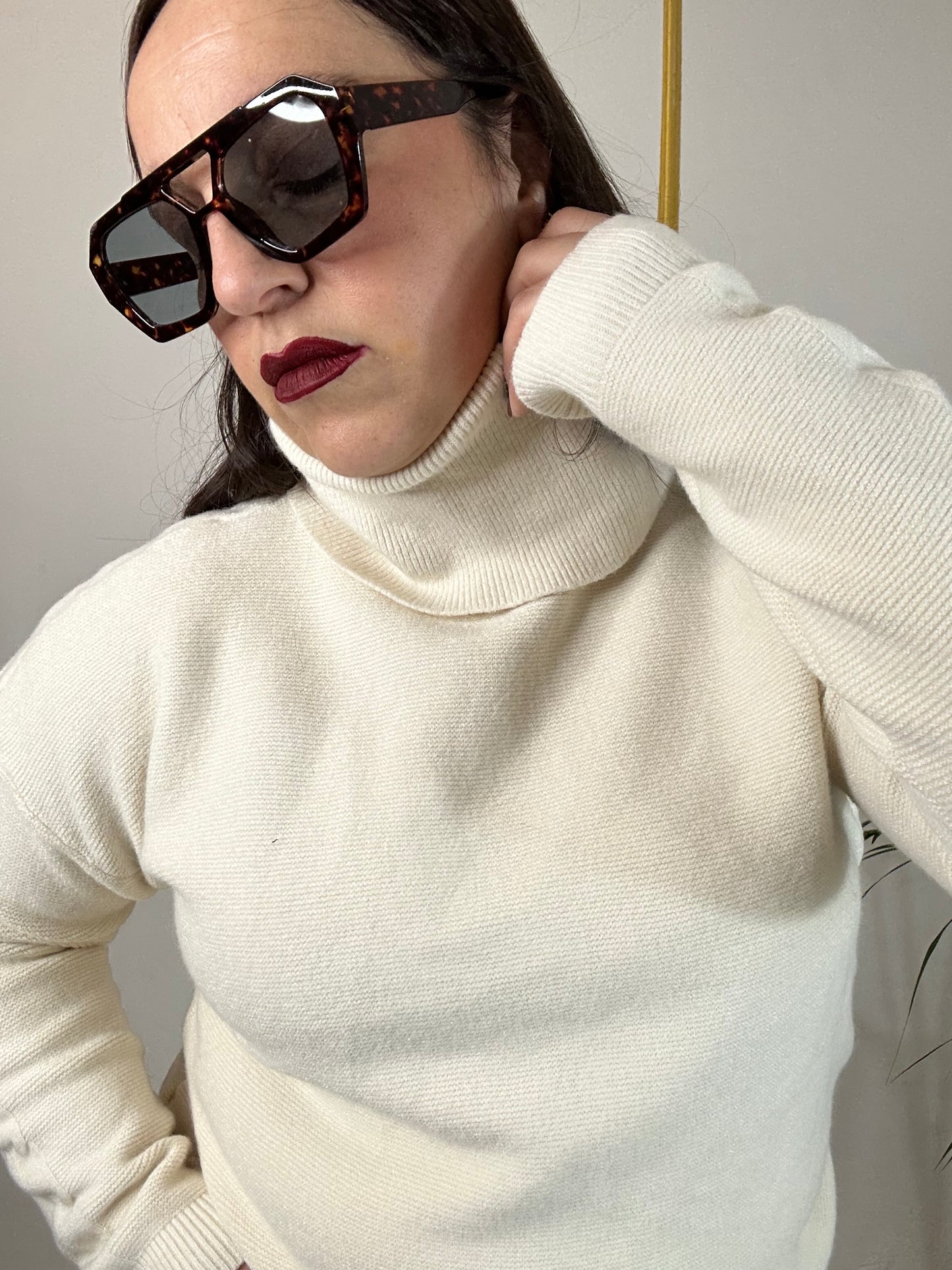 MAGLIA BASICA COLLO ALTO LAURA