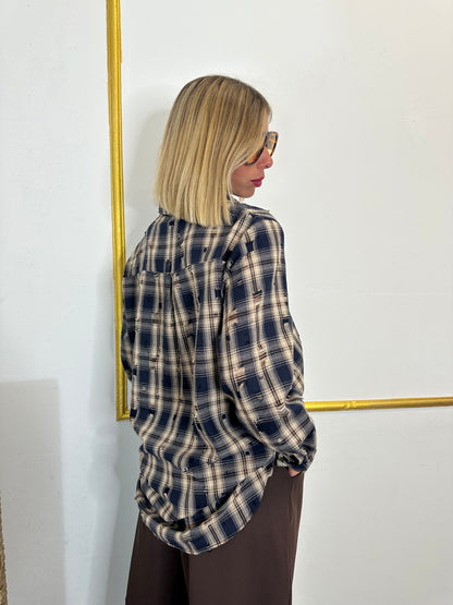 CAMICIA QUADRI STRAPPATA