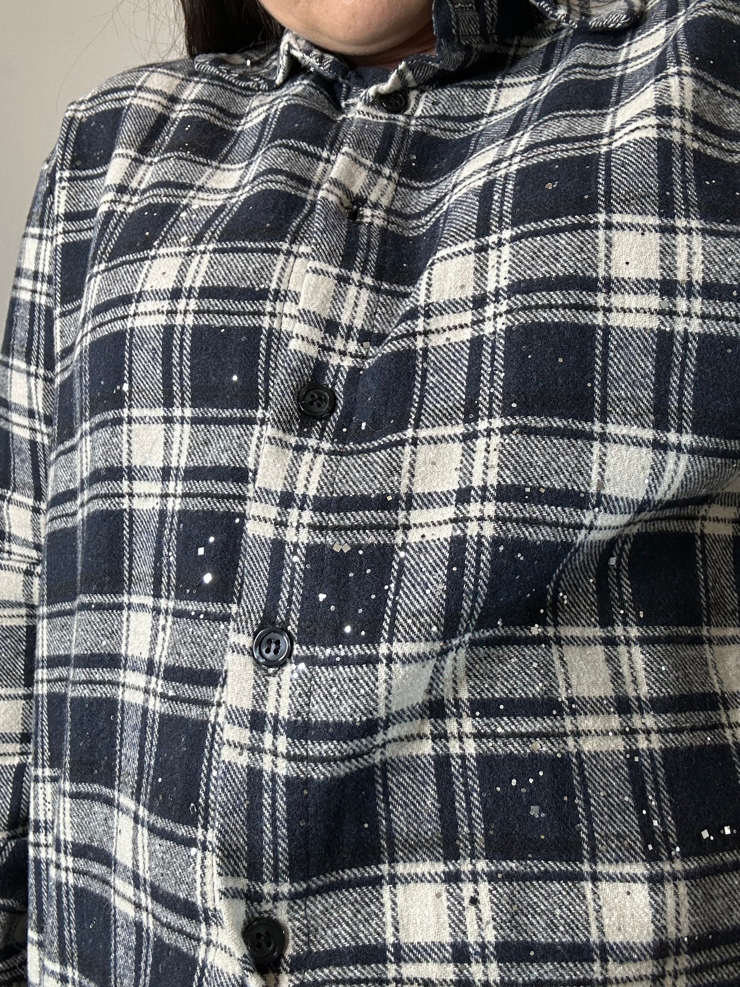 CAMICIA A QUADRI BLU