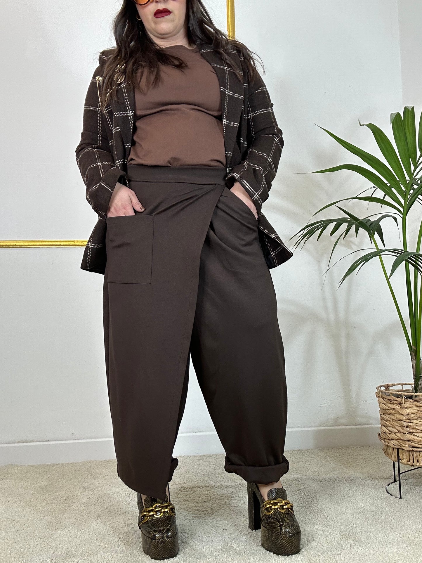 PANTALONE CAFFÈ MIRIANA