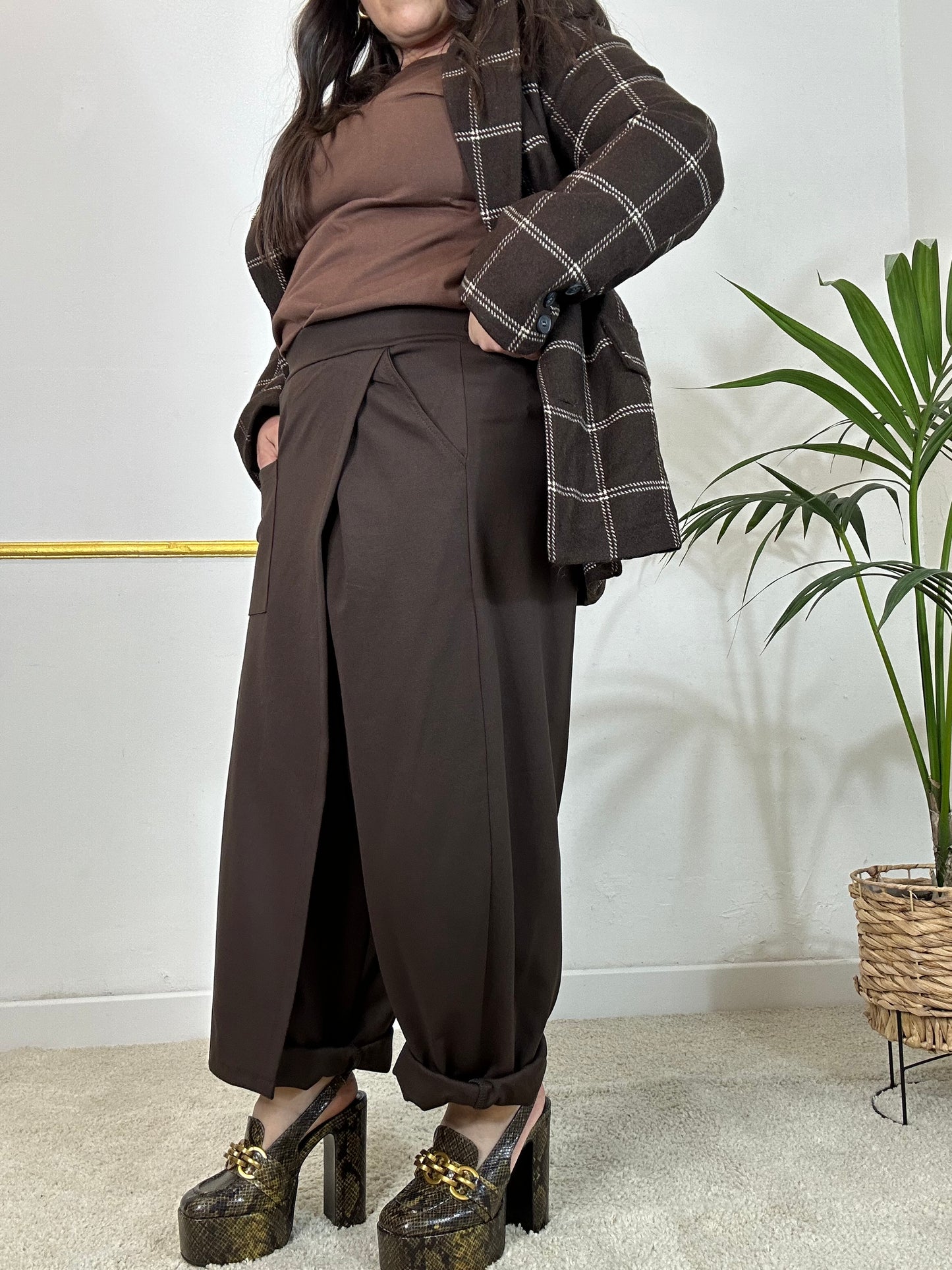 PANTALONE CAFFÈ MIRIANA