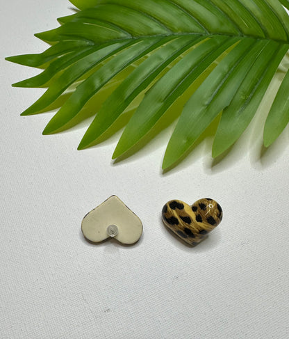 ORECCHINI CUORE MACULATO