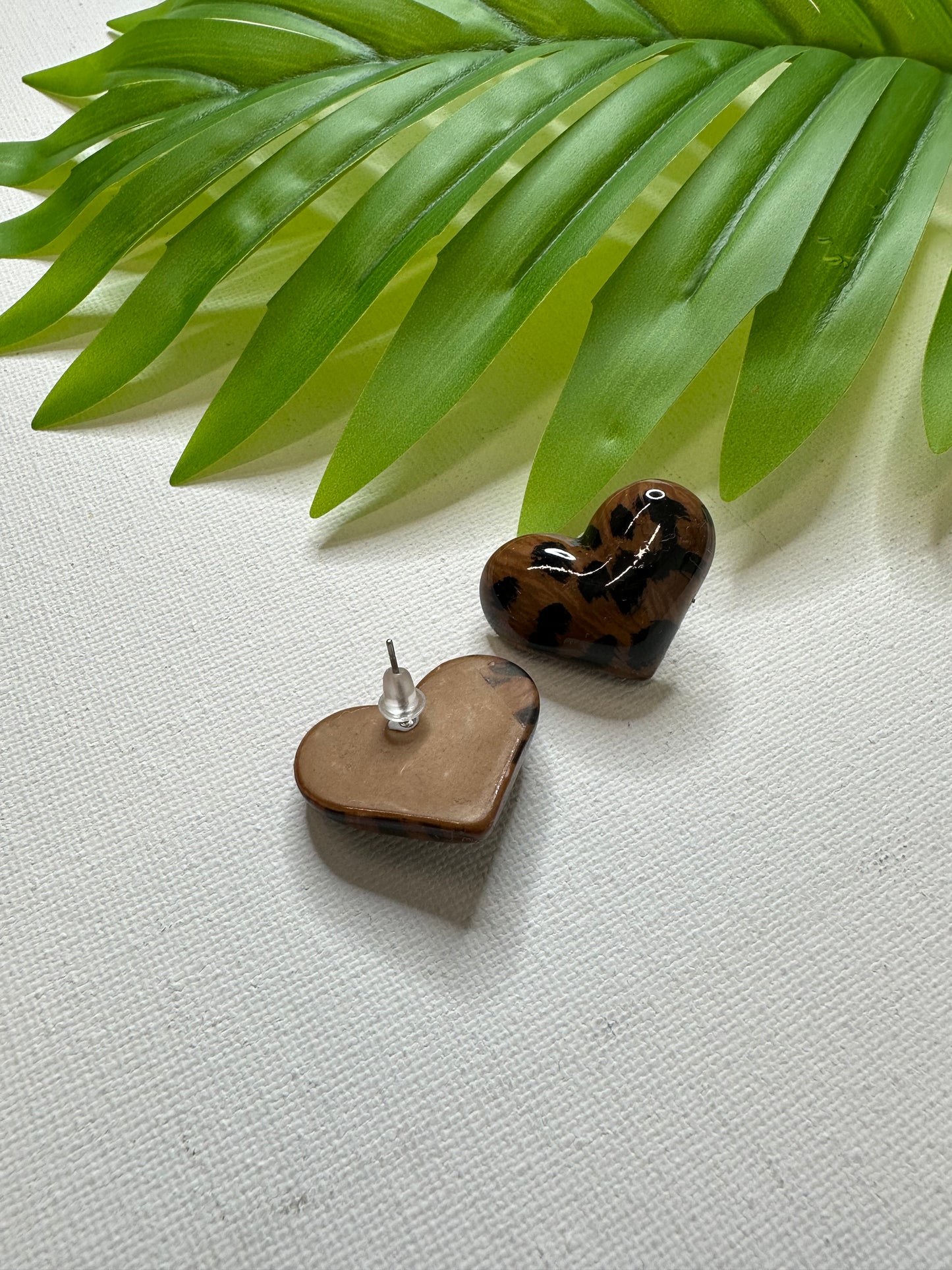 ORECCHINI CUORE MACULATO