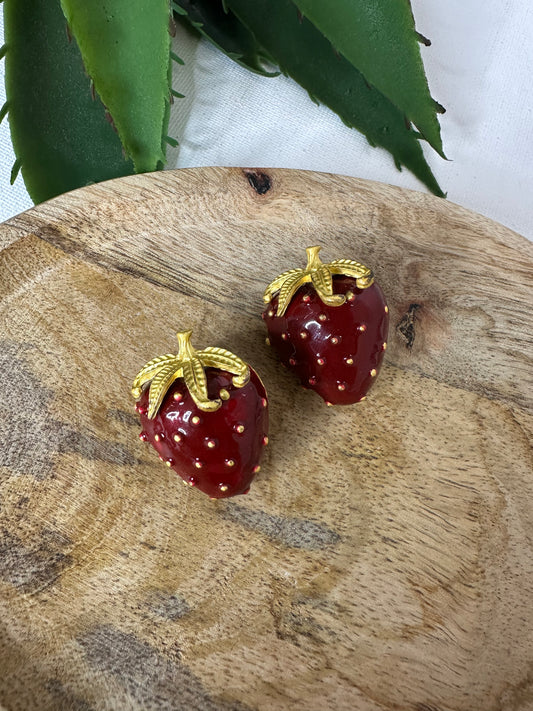 Orecchini Fragola