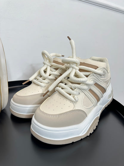 Scarpa tennis beige
