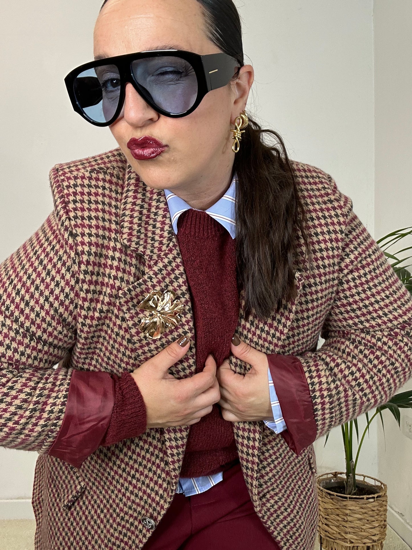 GIACCA PIED DE POULE