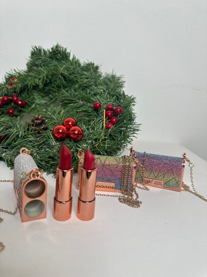 Mini Borsetta Glitter con 2 Rossetti – Edizione Gift