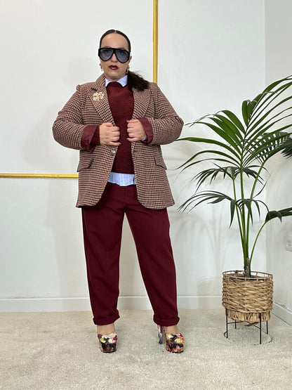 GIACCA PIED DE POULE