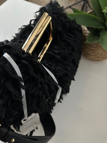 Borsa Shaggy Nera