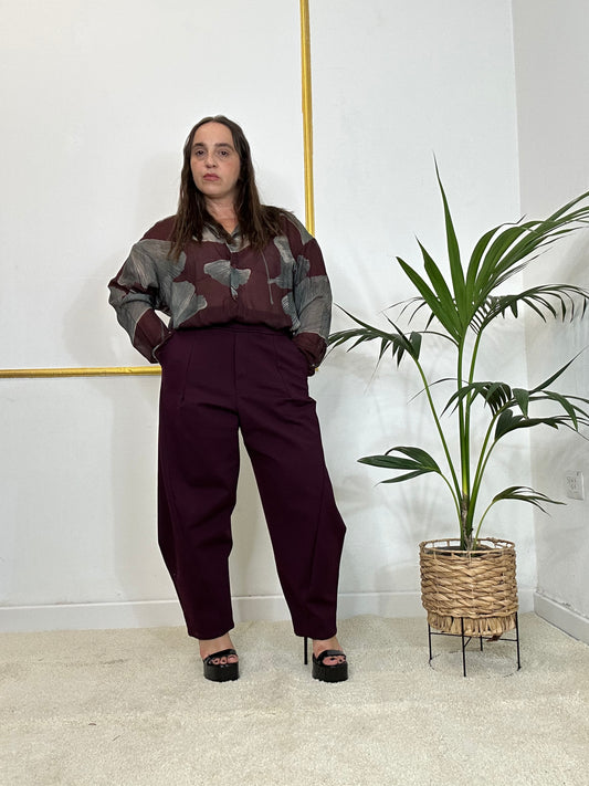 PANTALONE BEA BORGOGNA