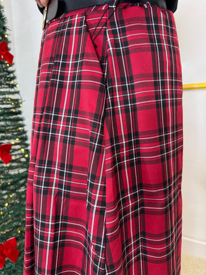 GONNA IN TARTAN QUADRO GROSSO