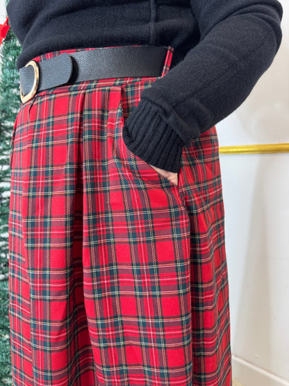 GONNA IN TARTAN QUADRO PICCOLO