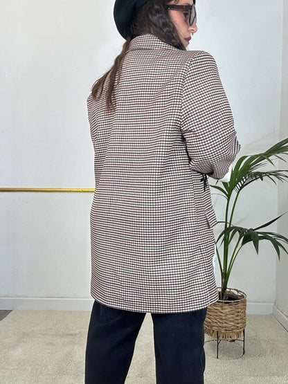 GIACCA QUADRETTO CON PATCH
