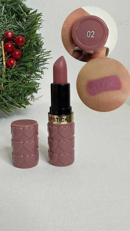 Set Rossetti Miss Royal – 6 tonalità nude • Lunga Tenuta 24H