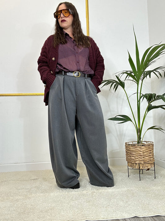 PANTALONE NASTI GRIGIO