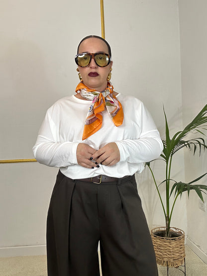 MAGLIA BASICA CON FOULARD