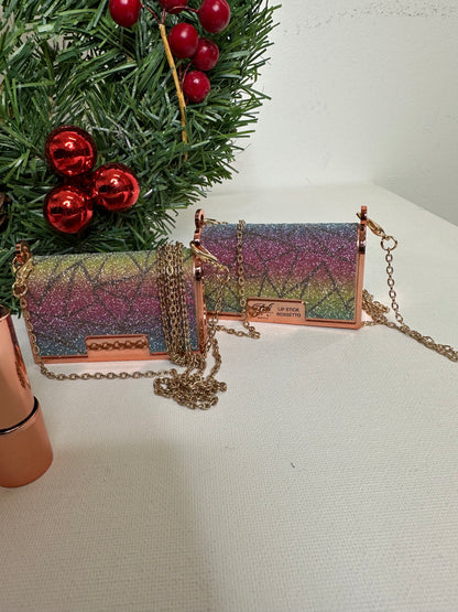 Mini Borsetta Glitter con 2 Rossetti – Edizione Gift