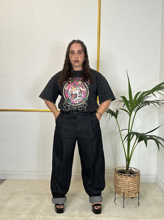 JEANS GRIGIO SCURO