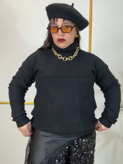 MAGLIA BASICA COLLO ALTO LAURA