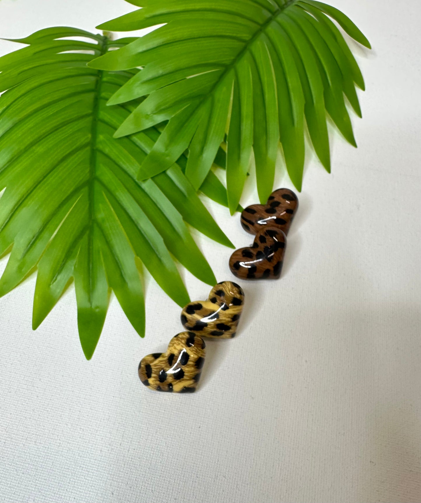 ORECCHINI CUORE MACULATO